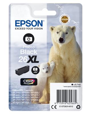 Epson 26XL foto zwart - thumbnail