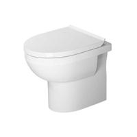 Duravit DuraStyle Basic closetset Staand diepspoel spoelrandloos 37x48cm met softclose closetzitting wit 41840900a1 - thumbnail