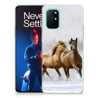 OnePlus 8T | TPU Hoesje | Paarden - thumbnail