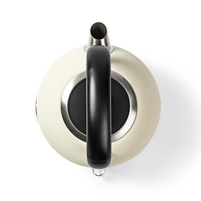 Waterkoker | 1.7 l | Roestvrij Staal | Wit | Temperatuurindicator | 360 graden draaibaar | Verborgen verwarmingselement | Strix®-controller | Droogkookbeveiliging Waterkoker | 1.7 l | Roestvrij Staal | Wit | Temperatuurindicator | 360 graden draaibaar | Verborgen verwarmingselement | Strix®-controller | Droogkookbeveiliging