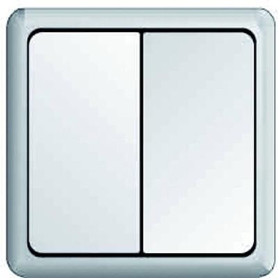 ELSO dubbele drukknop 506390 42V/1A AP plat RENOVATIE pw 1 stuk(s)