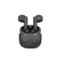 Contact Twins Nano draadloze hoofdtelefoon met TWS-technologie (True Wireless Stereo), lichte en minimalistische hoofdtelefoon met tot 19 uur batterijduur, zwart - thumbnail