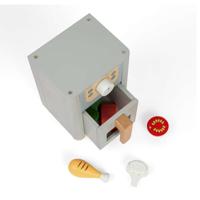 Bigjigs houten airfryer speelset, 5dlg. - thumbnail