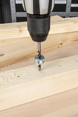 Deuvelboor met dieptestop 6mm Deuvelboor met dieptestop 6mm