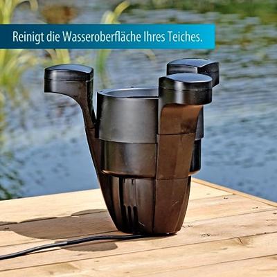 Aquaforte Drijvende Skimmer met Pomp - 4000 l/u Energiezuinig voor Heldere Vijvers - thumbnail