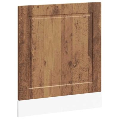 Vaatwaspaneel Porto 60x1,5x67 cm bewerkt hout oud houtkleurig