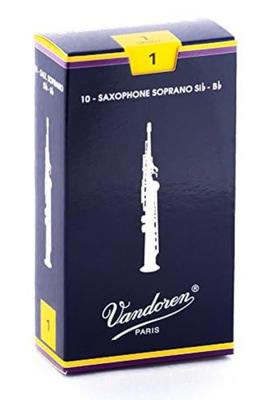 Vandoren SR201 Traditional rieten voor sopraan-saxofoon 1, 10 stuks
