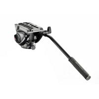 Manfrotto MVH500AH, lichtgewicht vloeistofvideokop met platte basis, schuifplaat voor snelle camera-aansluiting, ondersteunt meerdere statieven - thumbnail