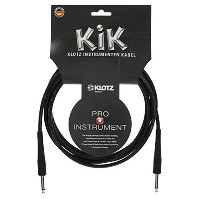Klotz KIK3.0PPSW jack 2p - jack 2p 3 meter instrumentenkabel