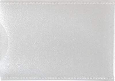 Pergamy U-mapje ft kredietkaart, gekorrelde PP, pak van 100 stuks