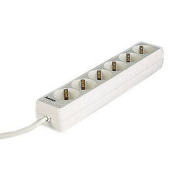 Hama Stekkerdoos, 1,4 m kabellengte, 45 graden draaibaar, meervoudig stopcontact, tot 3500 watt, kabeltype H05VV-F, GS-geteste veiligheid