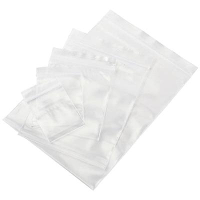 Hersluitbare zak zonder etiketstrook Transparant Polyethyleen 1 set(s)
