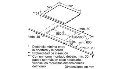 Inductiekookplaat Balay 3EB965LR 60 cm 59,2 cm 60 cm 7400 W