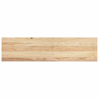 Vensterbanken 2 st onbehandeld 100x25x2 cm massief eikenhout