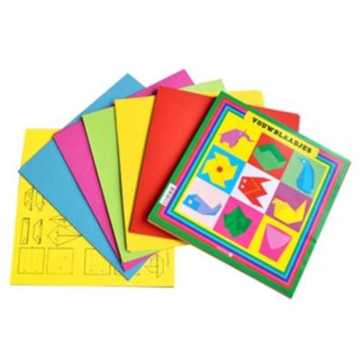 Vouwblaadjes vierkant 12x12cm 65gram assorti 90 vel