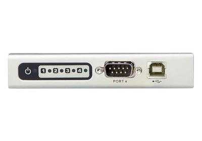 ATEN UC2324-AT Seriële hub 4 poorten Met converter voor USB naar serieel RS-232 Wit ATEN UC2324-AT Seriële hub 4 poorten Met converter voor USB naar serieel RS-232 Wit