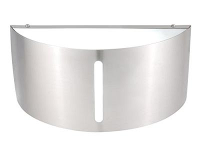 Lutec Bonn E27-Wandlamp (Roestvrije Staal)