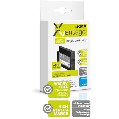 Xvantage Inktcartridge vervangt HP 953XL, F6U16AE Compatibel Cyaan 1748,4083 1748,4083