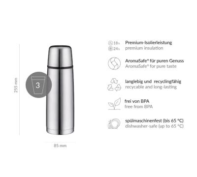 alfi Thermosfles Cool grey 0.75 l 5.107.205.075