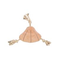 TRIXIE BE Nordic hondenspeelgoed, knuffeldier, geruisloze schelpsteen van pluche/touw - 36047 - thumbnail