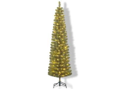 Charlton Pilar kerstboom led groen warm wit 160L tips 362 en timer & dimmer h215xd56 cm Black Box - Black box