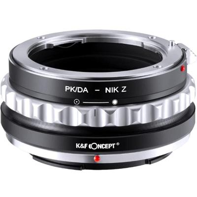 K&F Concept lensadapter voor Pentax K/DA naar Nikon Z mount camera's