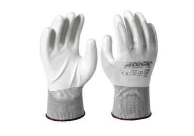 4tecx Handschoen PU wit maat 9 VE=3 - 4054800157