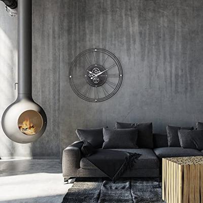 Romeinse tandwielklok XXL - 90,5 cm - Metaal - Romeinse tandwielklok