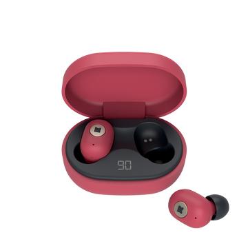 KREAFUNK aBEAN Headset Draadloos In-ear Oproepen/muziek USB Type-C Bluetooth Rood