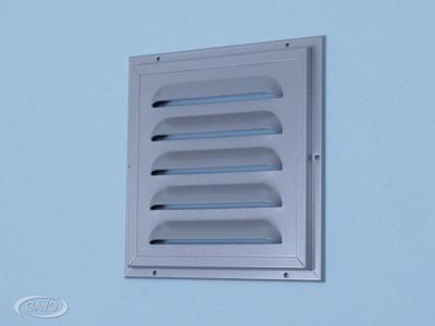 Schoepenrooster opbouw aluminium heavy-duty steengrijs Schoepenrooster opbouw aluminium heavy-duty steengrijs