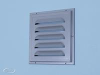 Schoepenrooster opbouw aluminium heavy-duty steengrijs - thumbnail