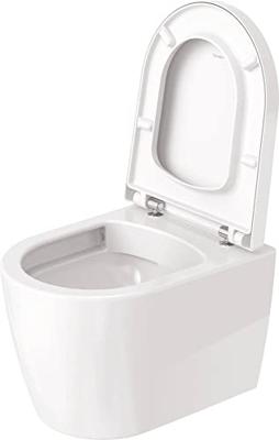 Duravit ME by Starck WC-zitting 43.8x37.4x5.1cm compact met softclose met quickrelease Kunststof wit Glanzend 0020190000 - thumbnail