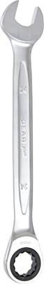 KS Tools 503.4224 503.4224 Steek-ringratelsleutel Sleutelbreedte (metrisch) 24 mm