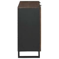 Dressoir Bruin 90 x 33 x 75 cm massief mangohout - thumbnail
