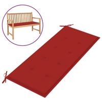 VidaXL Tuinbankkussen 120x50x3 cm oxford stof rood - thumbnail