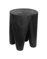 MUST Living Krukje/Bijzettafel 'Tooth' Suarhout, kleur Zwart - thumbnail