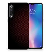 Xiaomi Mi 9 SE TPU bumper Geruit Rood - thumbnail