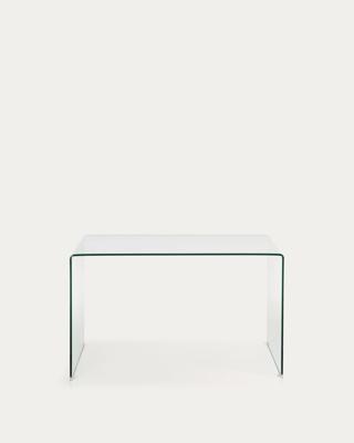 Kave Home Glazen Bureau 'Burano', 125 x 70 cm Kave Home Glazen Bureau 'Burano', 125 x 70 cm