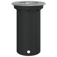 VidaXL Buitengrondverlichting rond 10,5x10,5 cm gietaluminium zwart - thumbnail