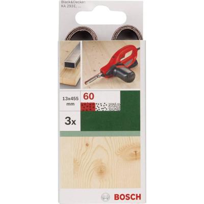 Bosch Accessories 2609256238 Schuurband Korrelgrootte (num) 60 (l x b) 455 mm x 13 mm 3 stuk(s)