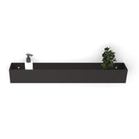 Looox Colour shelf box Special BoX rechthoek 60x10x10cm antraciet cshbox60a - thumbnail