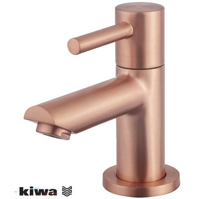 Wiesbaden Amador Fonteinkraan - Toiletkraan - Koudwaterkraan - Kiwa - 1/2 - Geborsteld Koper