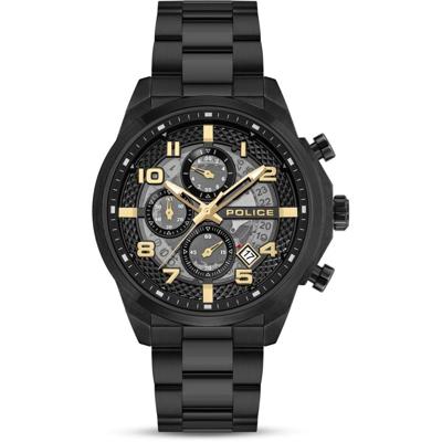 Police PEWGK0053902 Zwart Heren horloge