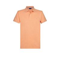 Profuomo Heren Poloshirt Zalmroze Garment Washed Slim Fit - thumbnail