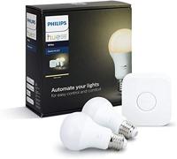 Philips Hue Smart Home LED Starter Kit | Bridge + 2x E27 LEDbulb Wit 2700K | Dimbaar - thumbnail