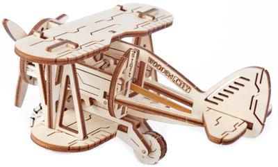 Wooden City Houten 3D-puzzel vliegtuig 14 cm