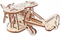 Wooden City Houten 3D-puzzel vliegtuig 14 cm - thumbnail