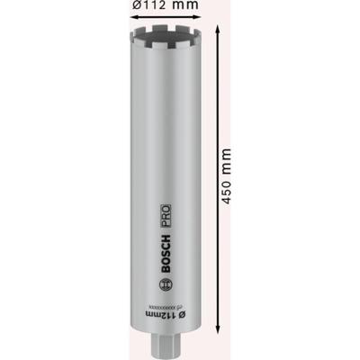 Bosch Accessoires PRO Core Cutter wet | 112 x 450 mm | 1 1/4" UNC - 2608601798