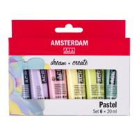Bruynzeel Amsterdam standard series acrylverf pastel set 20ml, 6dlg. - thumbnail