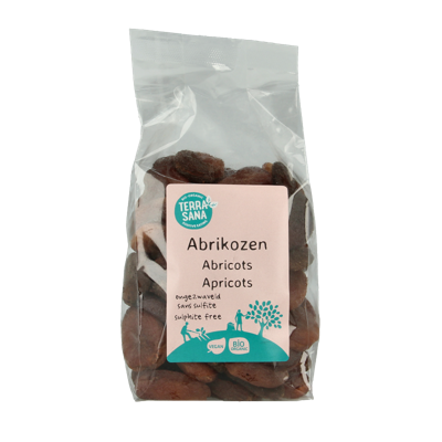 TerraSana RAW Abrikozen ongezwaveld bio 400 Gram TerraSana RAW Abrikozen ongezwaveld bio 400 Gram